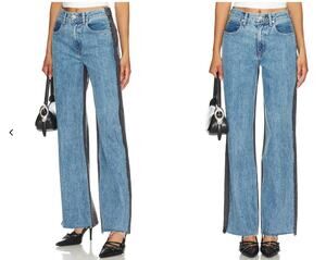 SLVRLAKE RE-worked Panelled GRACE Jeans size 25